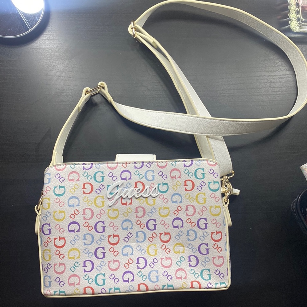 Crossbody multicolor guess bag